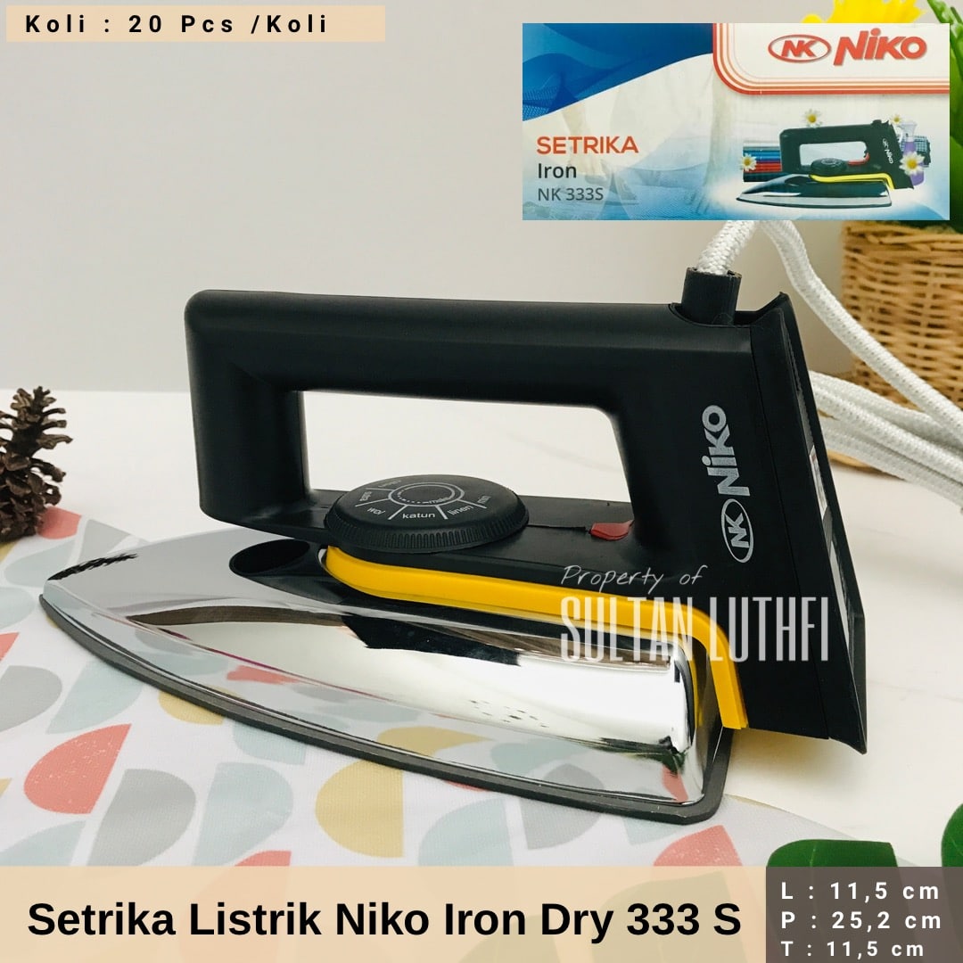 Setrika Listrik Niko Iron Dry 333 S