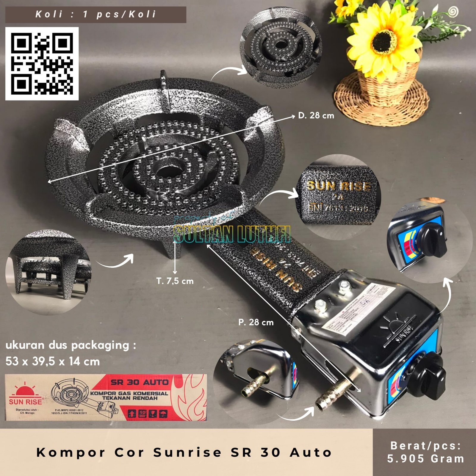 Kompor Cor Sunrise SR 30 Auto