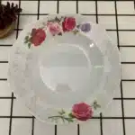Piring-Melamin-Bulat-Dalam-Motif-Bunga-D-9-T-4Cm-PBD-9GL-PM
