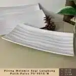 Piring-Melamin-Segi-Lengkung-Putih-25.8x13cm-140g-PU-901S-W