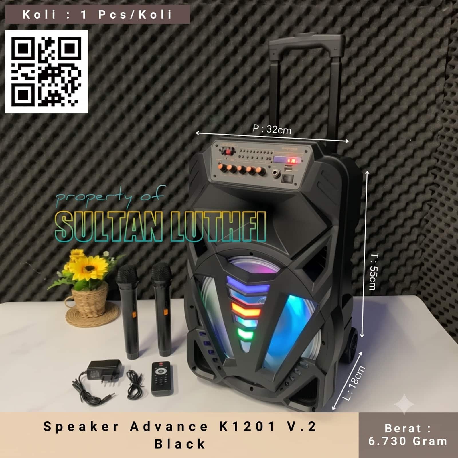 Speaker Advance K1201 V.2 Black