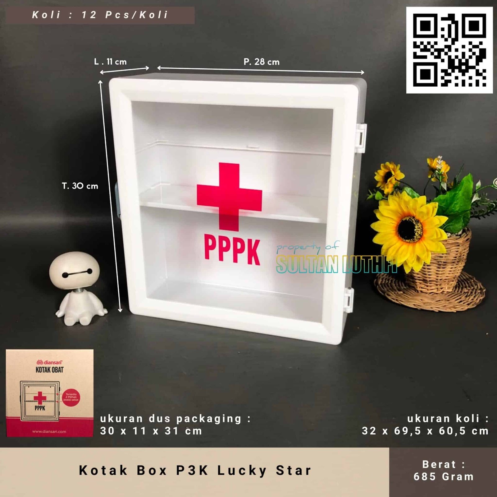 Kotak Box P3K Lucky Star
