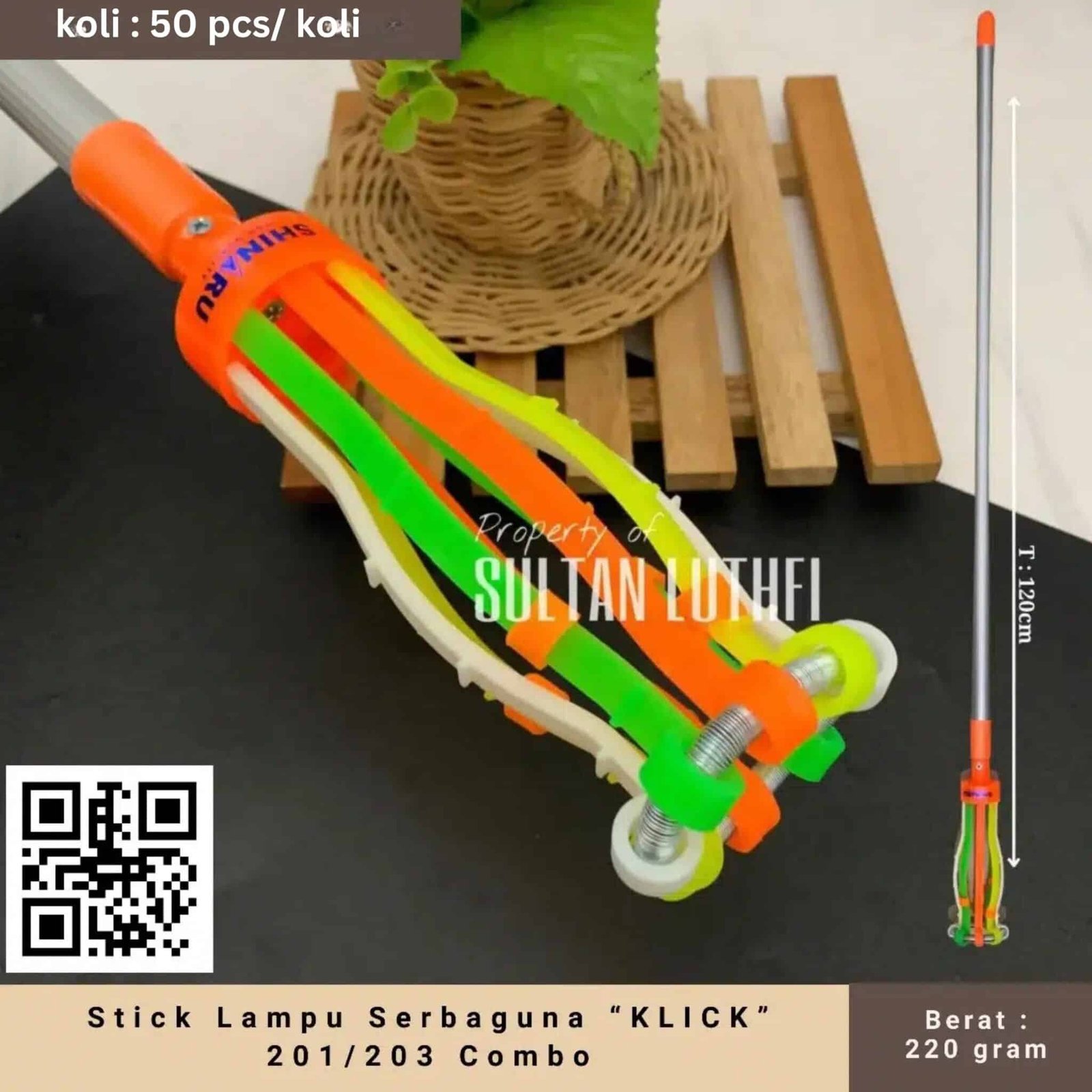 Stick Lampu Serbaguna “KLICK” 201 203 Combo