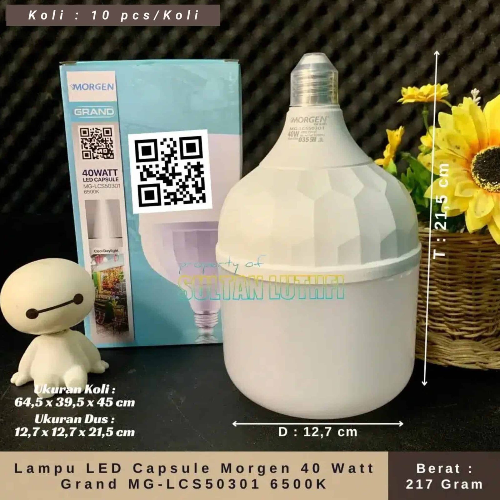 Lampu LED Capsule Morgen 40 Watt Grand MG-LCS50301 6500K