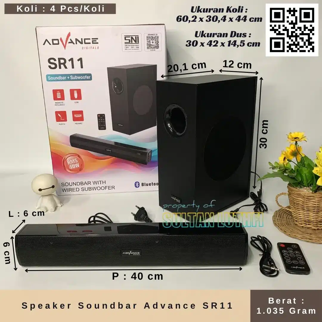 Speaker Soundbar Advance SR11_11zon