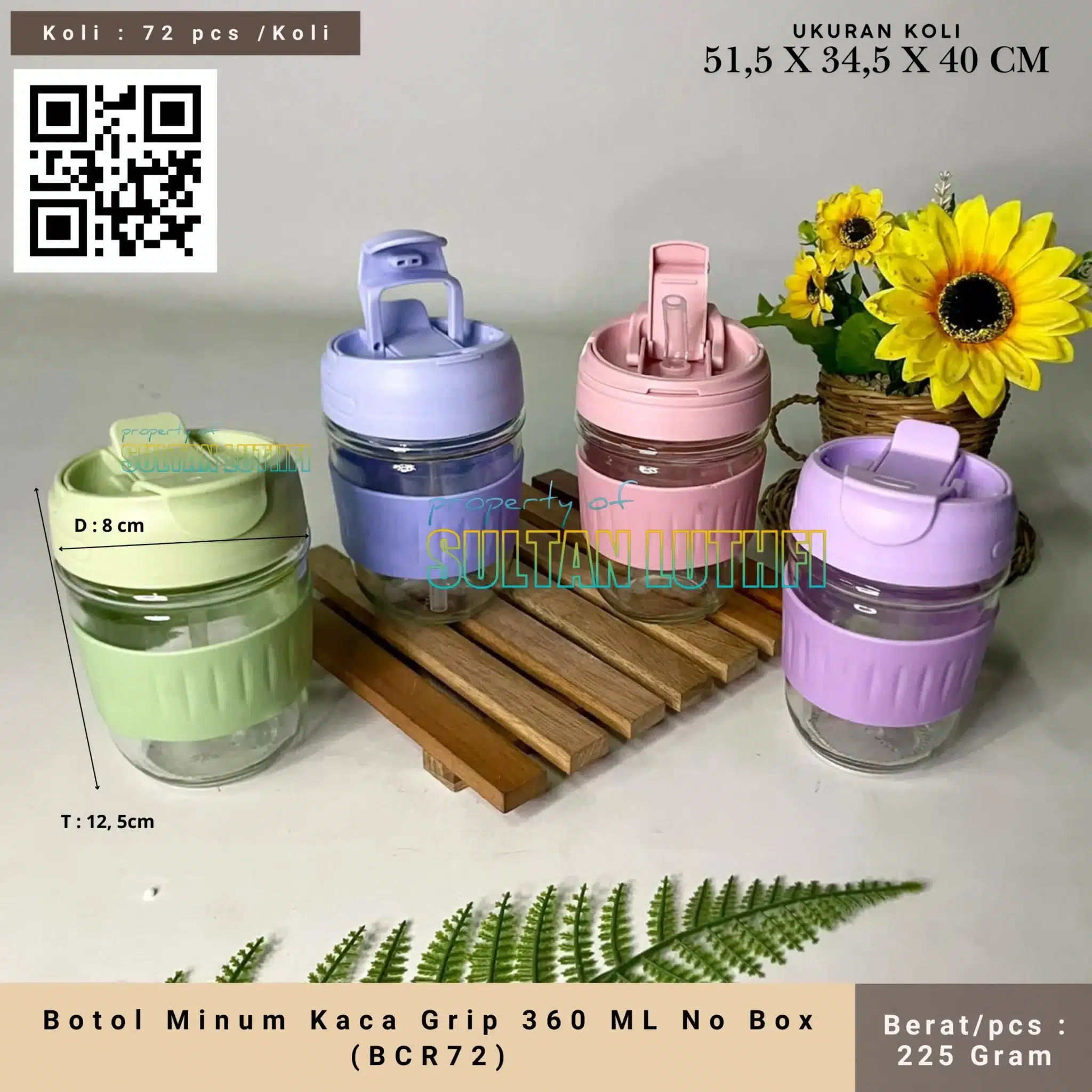 Botol Minum Kaca Grip 360 ML No Box (BCR72)_11zon (1)