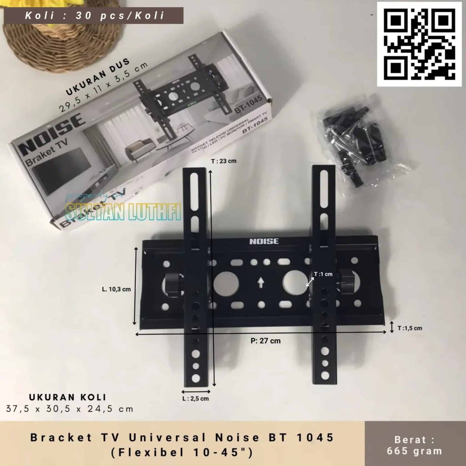 Bracket TV Universal Noise BT 1045 (Flexibel 10-45″)