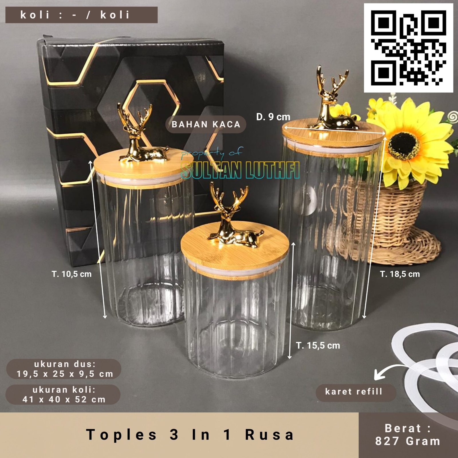 Toples 3 In 1 Rusa