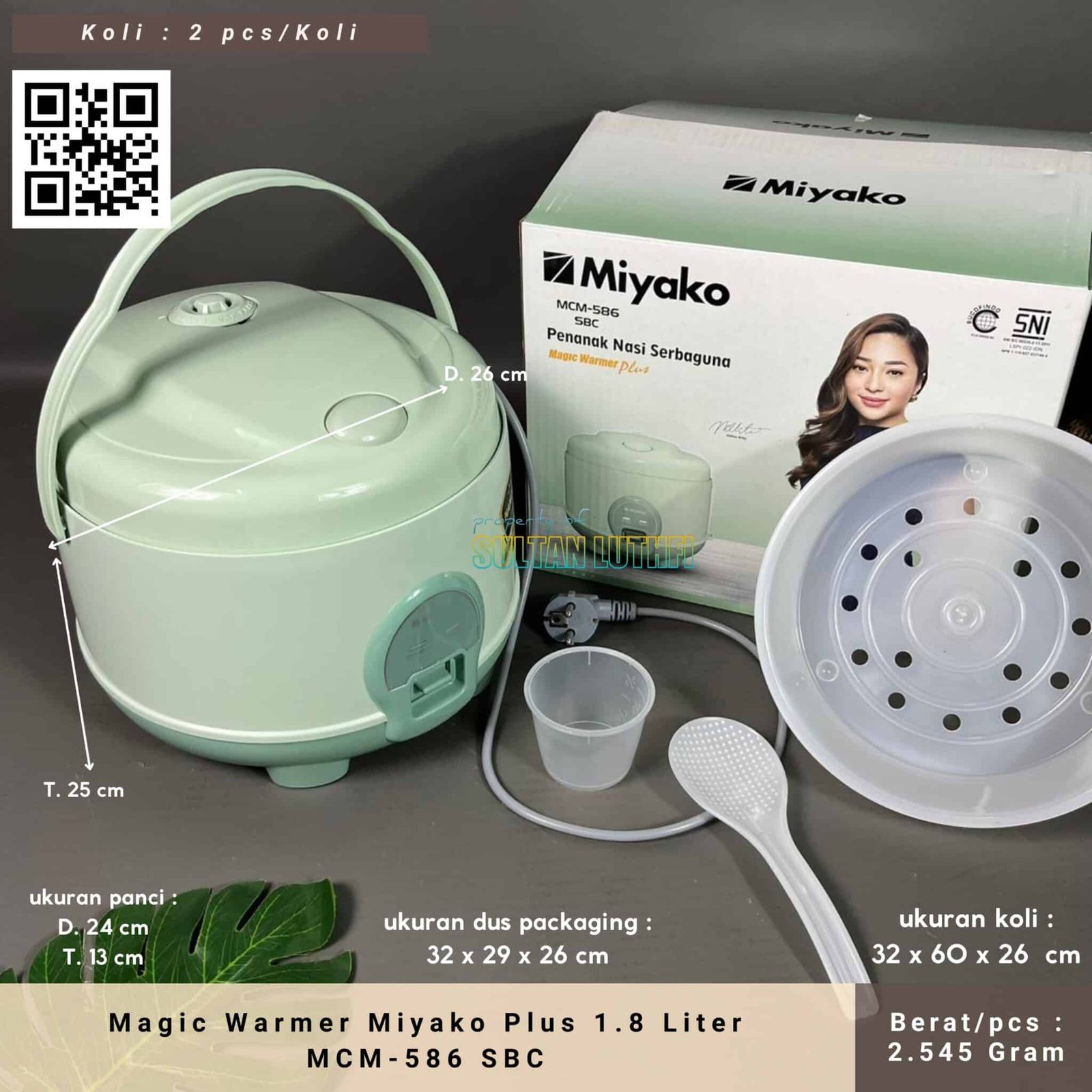 Magic Warmer Miyako Plus 1.8 Liter MCM-586 SBC