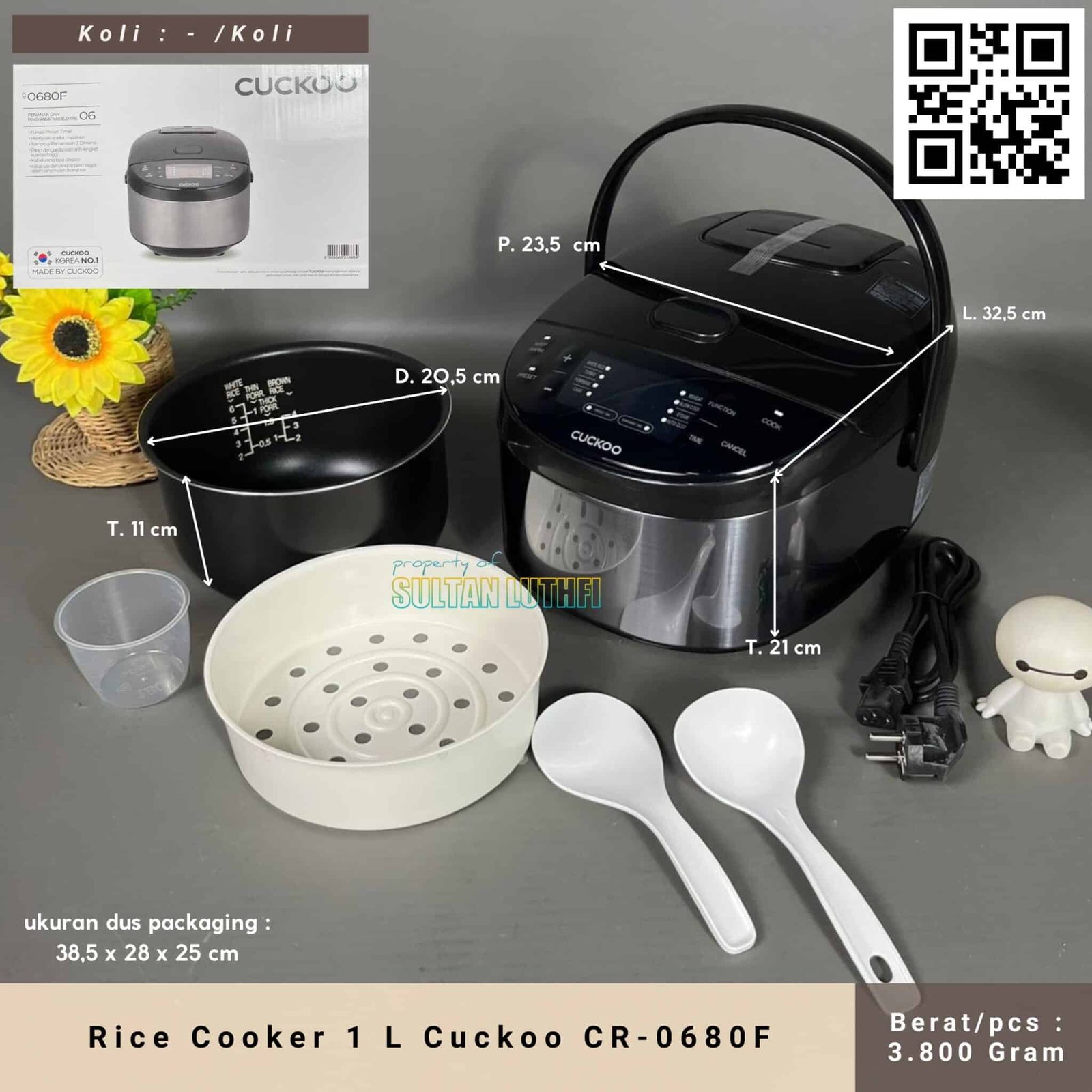 Rice Cooker 1 L Cuckoo CR-0680F