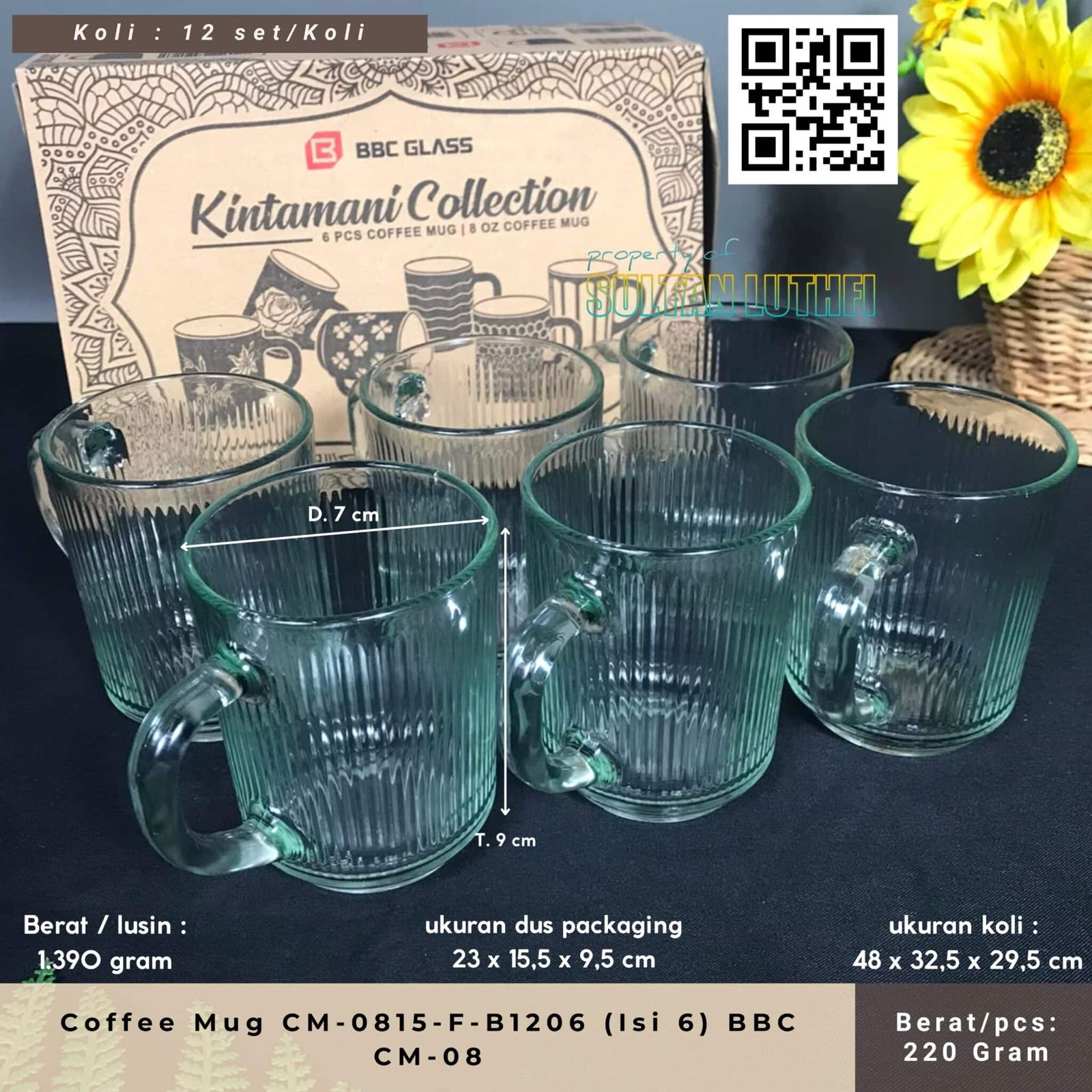 Coffee Mug CM-0815-F-B1206 (Isi 6) BBC CM-08