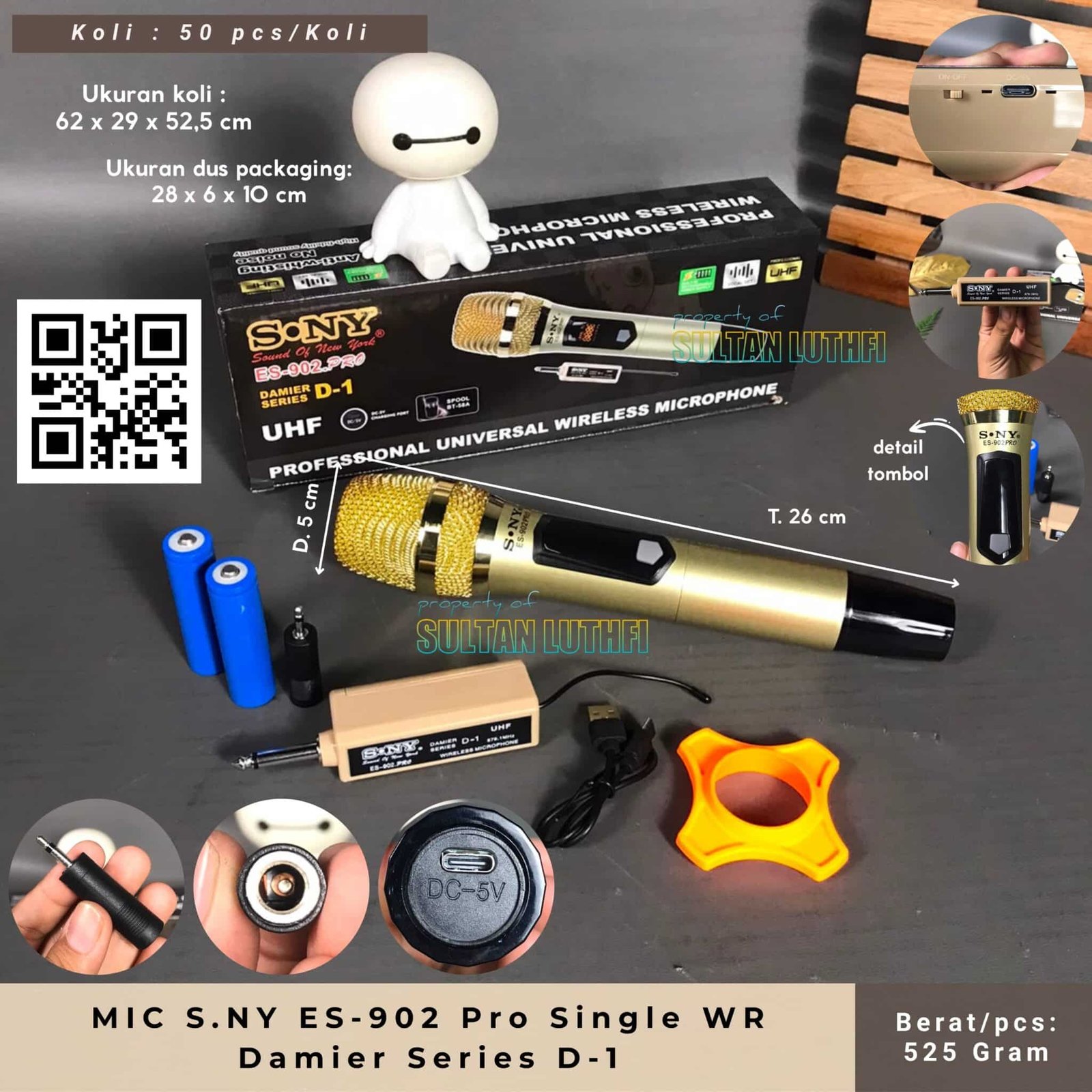 MIC S.NY ES-902 Pro Single WR Damier Series D-1