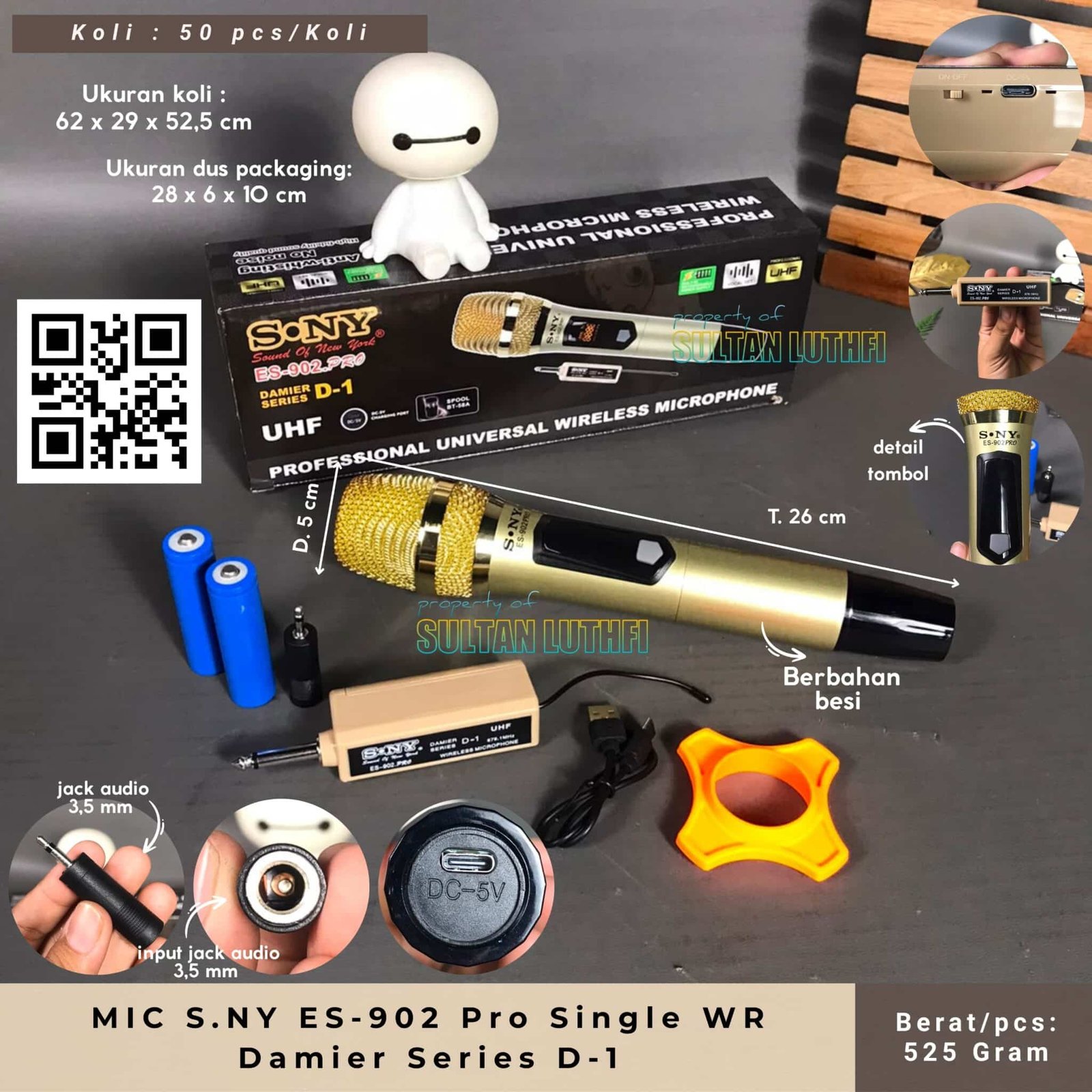 MIC S.NY ES-902 Pro Single WR Damier Series D-11