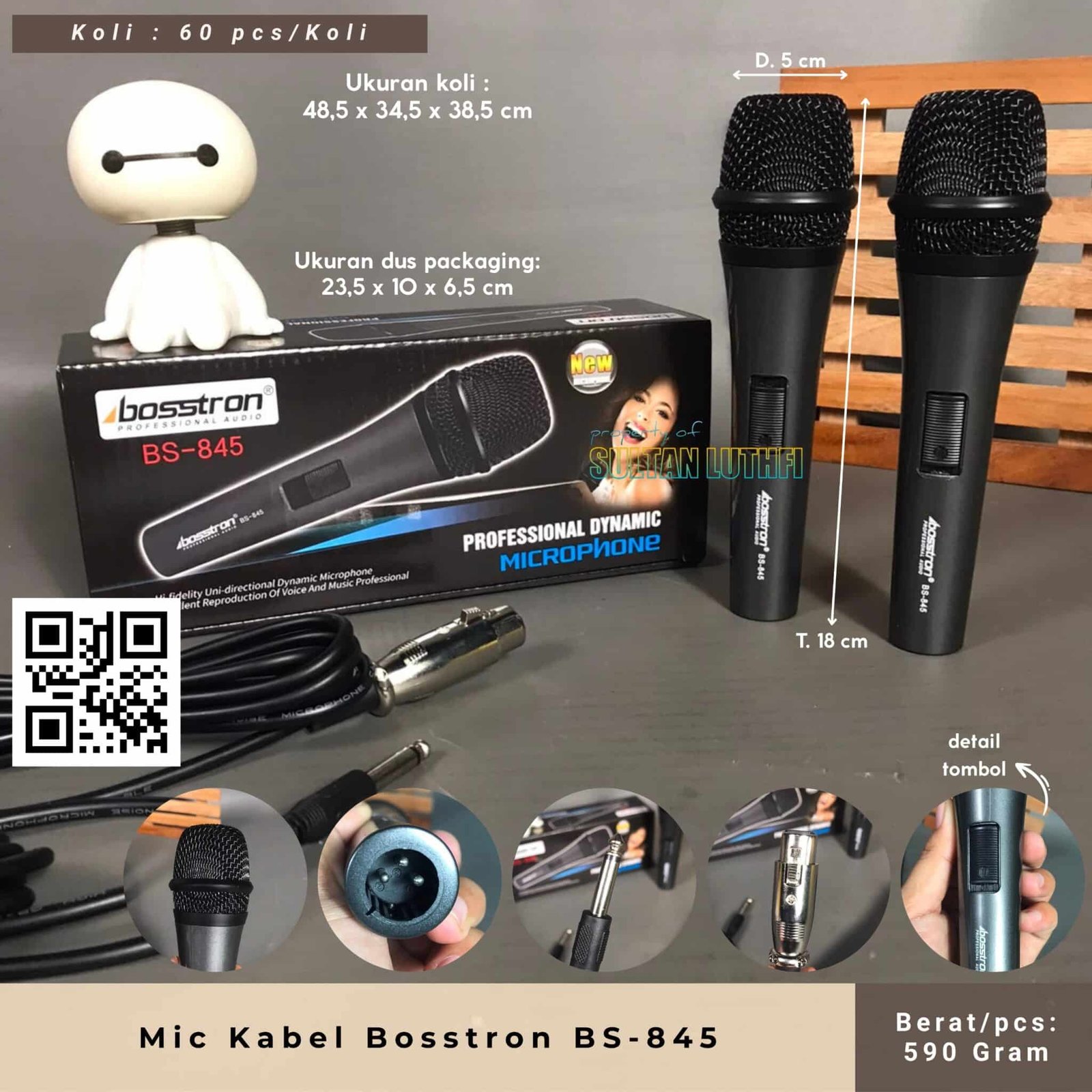Mic Kabel Bosstron BS-845