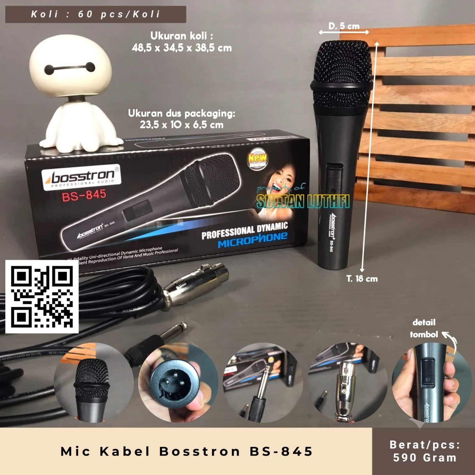 Mic Kabel Bosstron BS-8451
