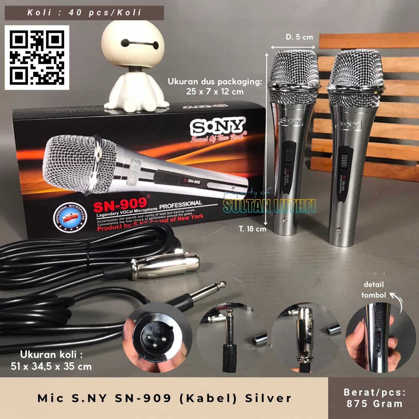 Mic S.NY SN-909 (Kabel) Silver