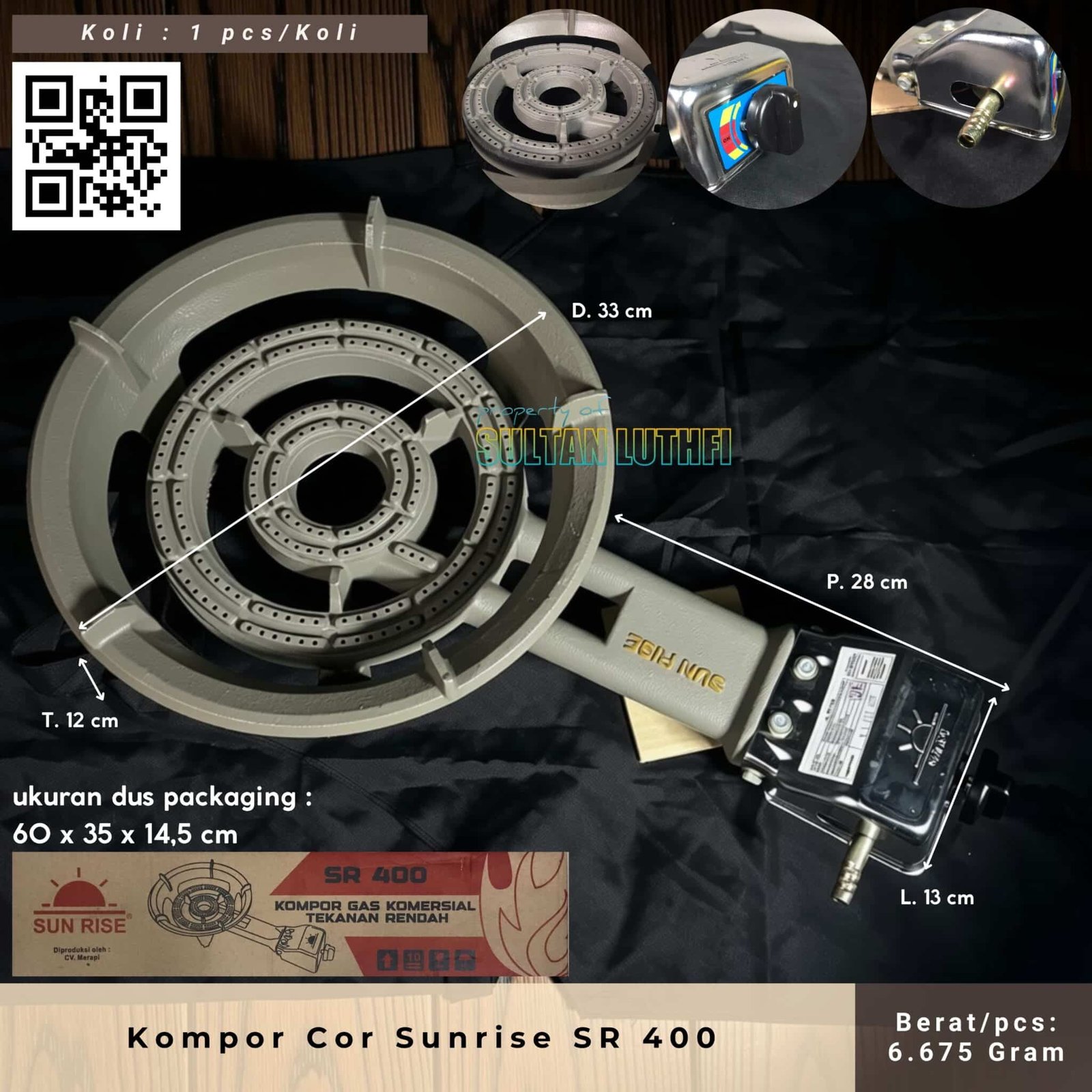 Kompor Cor Sunrise SR 400