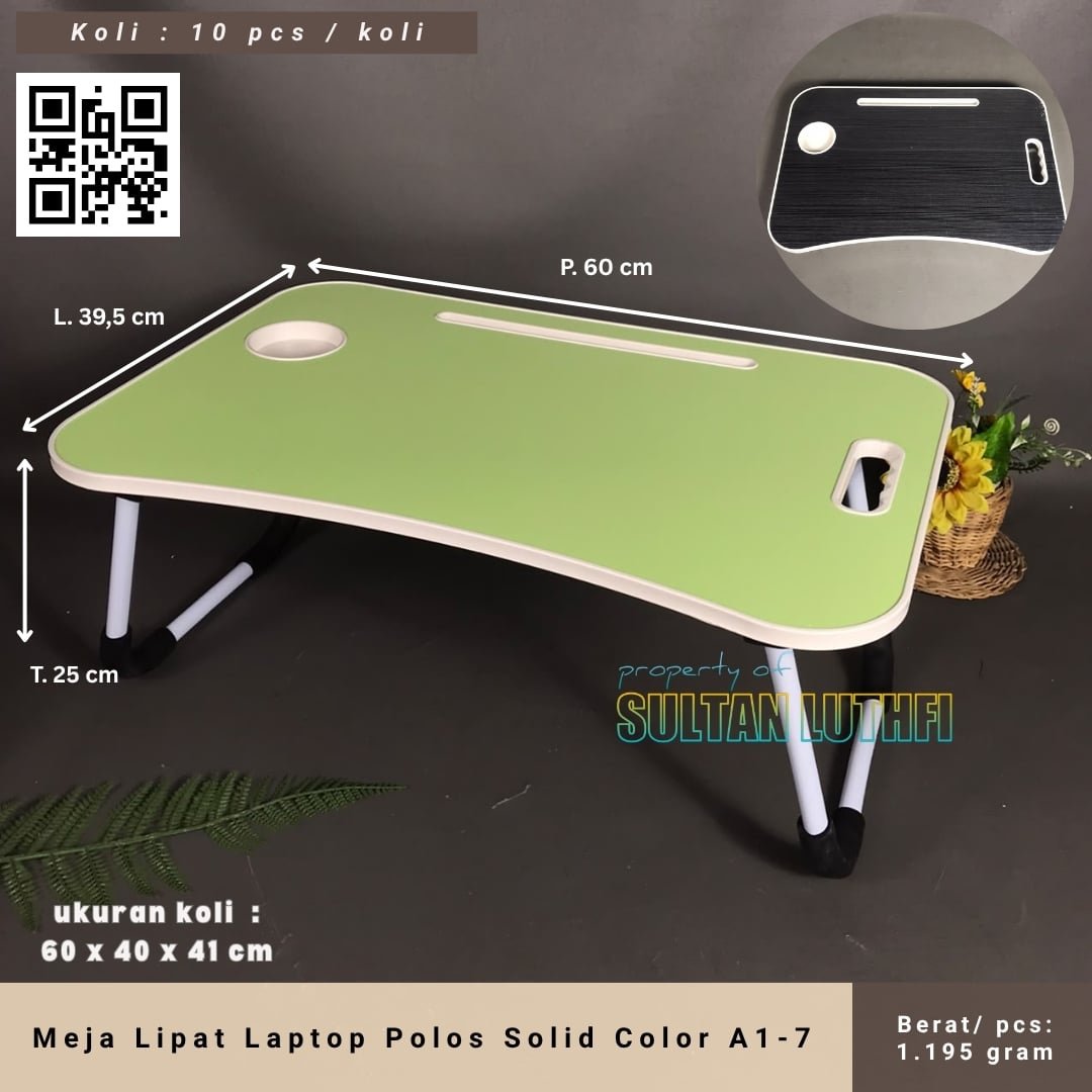 Meja Lipat Laptop Polos Solid Color A1-7